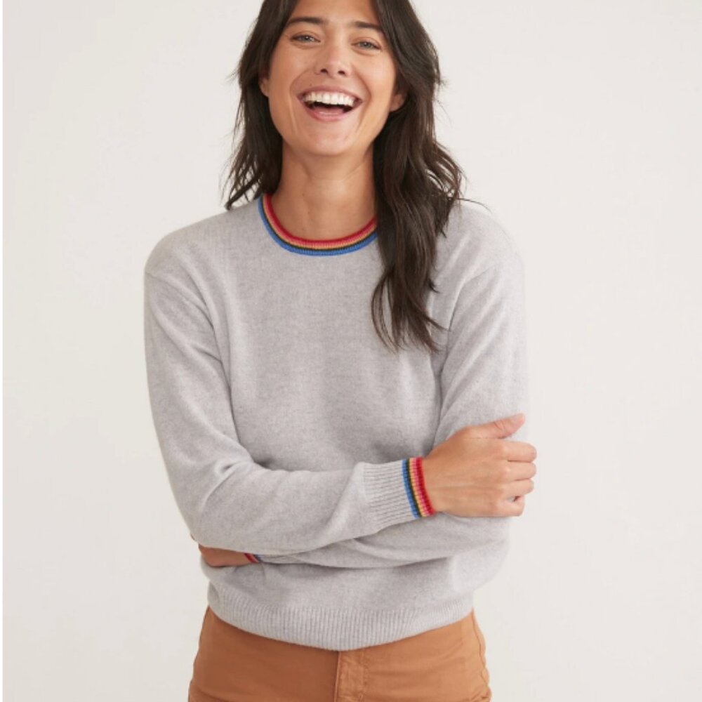 NW Cashmere Marine Layer harper sweater